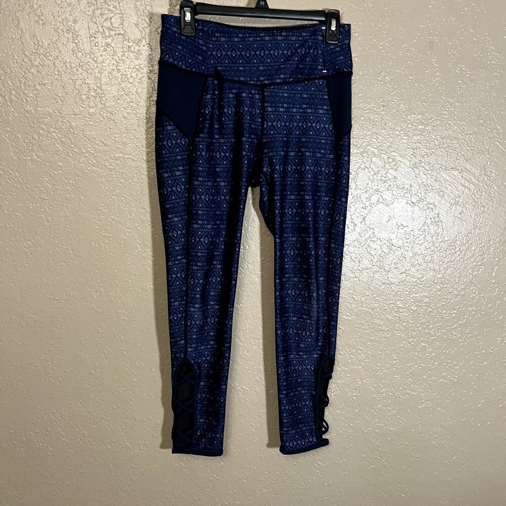 CALIA leggings navy aztec medium